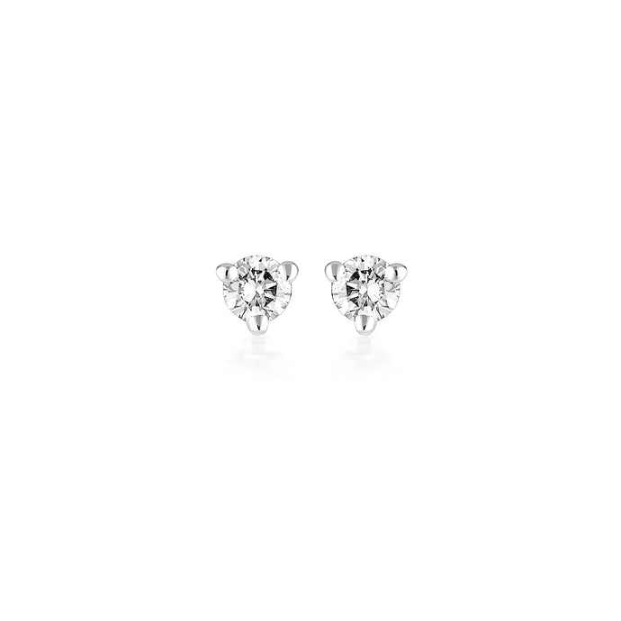 Breathe - Moissanite in Silver (April)