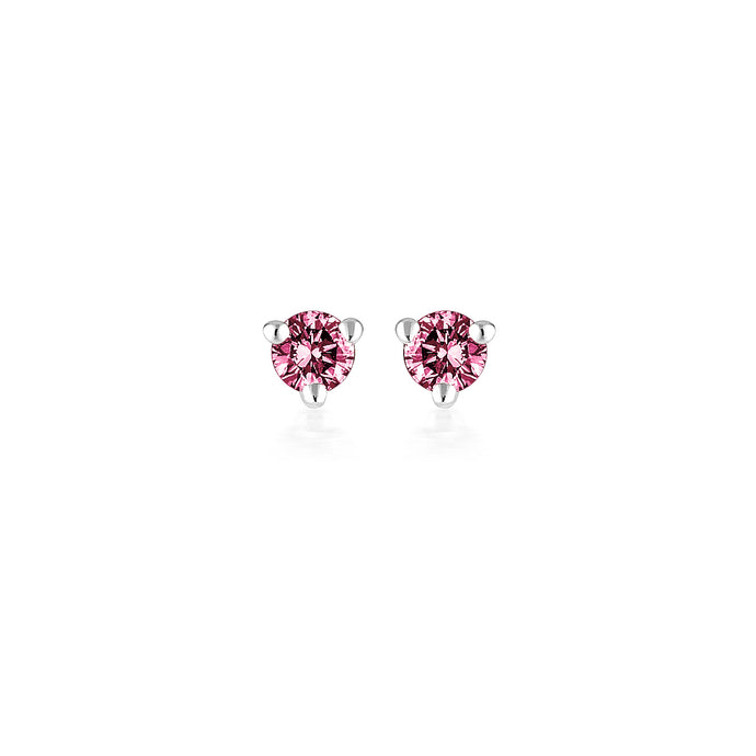 Breathe - Pink Tourmaline in Silver (October)