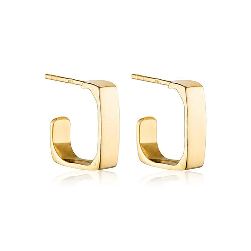 Chloe Gold Square Hoop