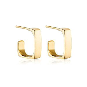 Chloe Gold Square Hoop