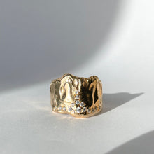 Load image into Gallery viewer, Here on Earth Gold Textured Ring