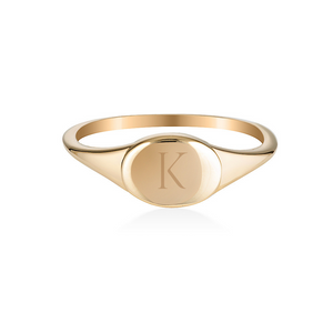 Keeper Classic Signet Ring - Solid Gold