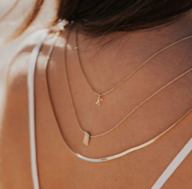 Known by Name Initial Necklace - Silver